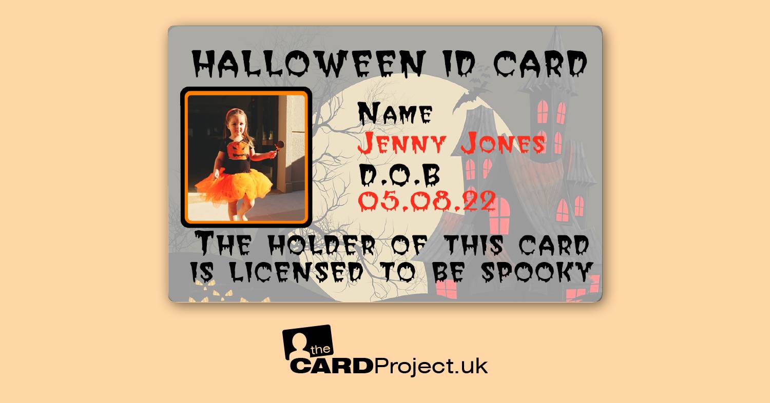 Halloween Photo ID Card